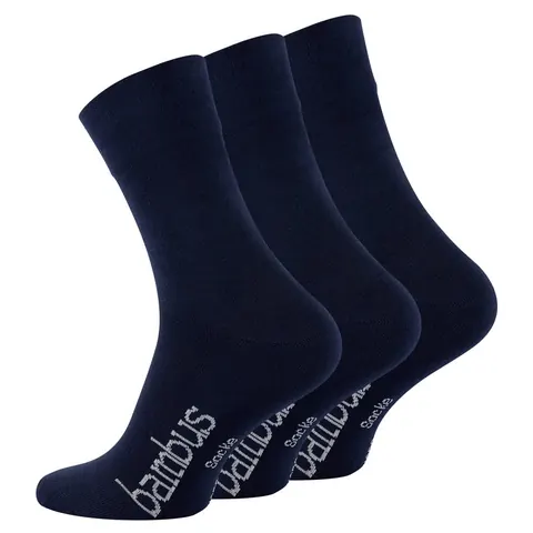 Meristanbul 3 Çift Bambu Çorap – Klasik Konç, Unisex