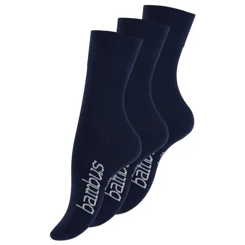 Meristanbul 3 Çift Bambu Çorap – Klasik Konç, Unisex – görsel 2