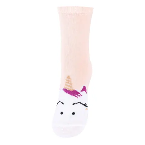 Meristanbul 3'lü Kız Çocuk Unicorn Desenli Çorap – görsel 3