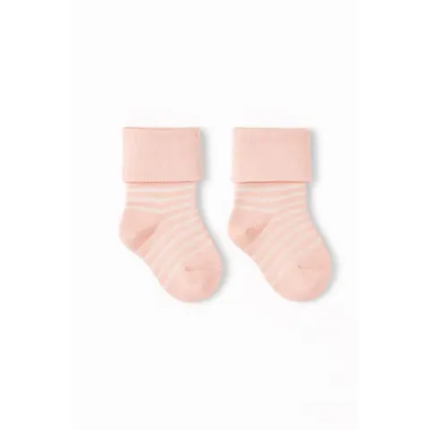 Meristanbul Baby 3'lü Bebek Çorap Seti – Pembe veya Mavi – görsel 3