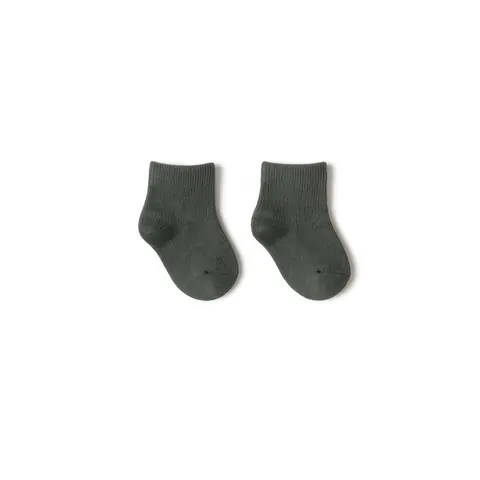Meristanbul Baby 3'lü Unisex Bebek Çorabı – Kırmızı, Gri, Beyaz – görsel 4