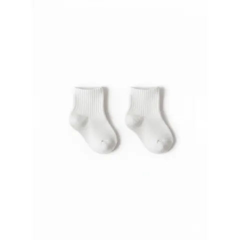 Meristanbul Baby 3'lü Unisex Bebek Çorabı – Kırmızı, Gri, Beyaz – görsel 6